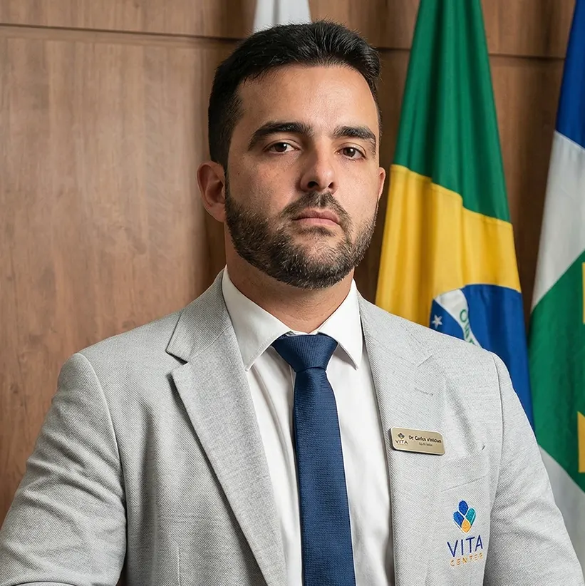 Profissional Vinicius na Clínica Vita Center